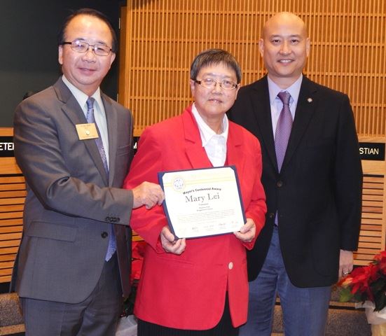 12152015 - Mayor Award - Mary Lei